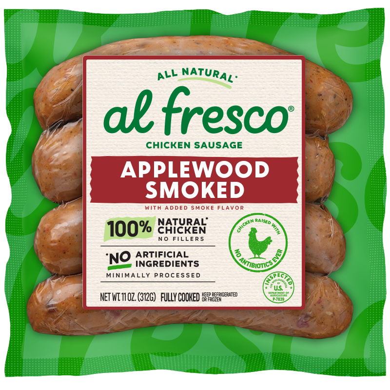 Al Fresco Chicken Sausage 4ct(contains pork)Applewood Smoked