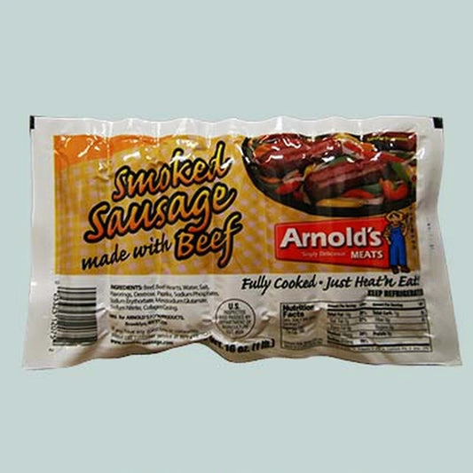 Arnold’s Smoked Sausage-Beef(no pork) 7ct