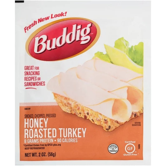 Buddig Single Serve Deli Meats Honey Turkey