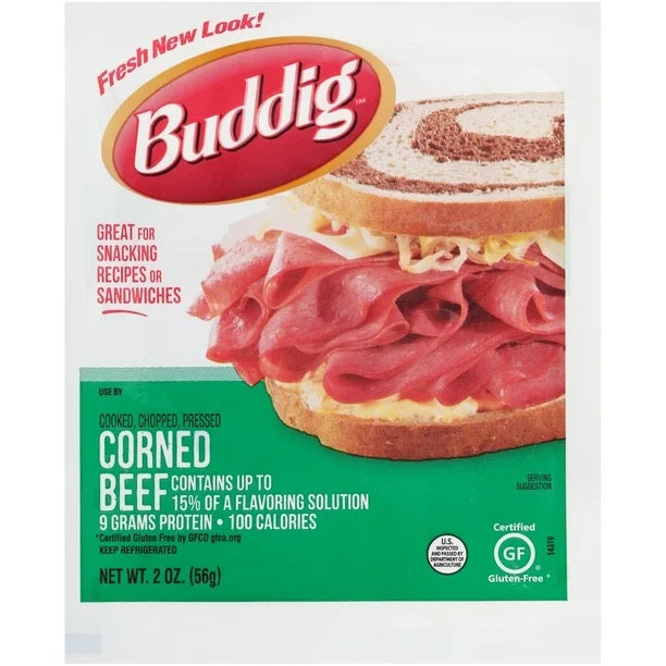 Buddig Single Serve Deli Meat Corned Beef