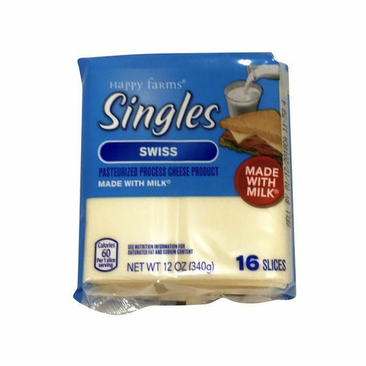 Swiss individually Wrapped cheese 16ct