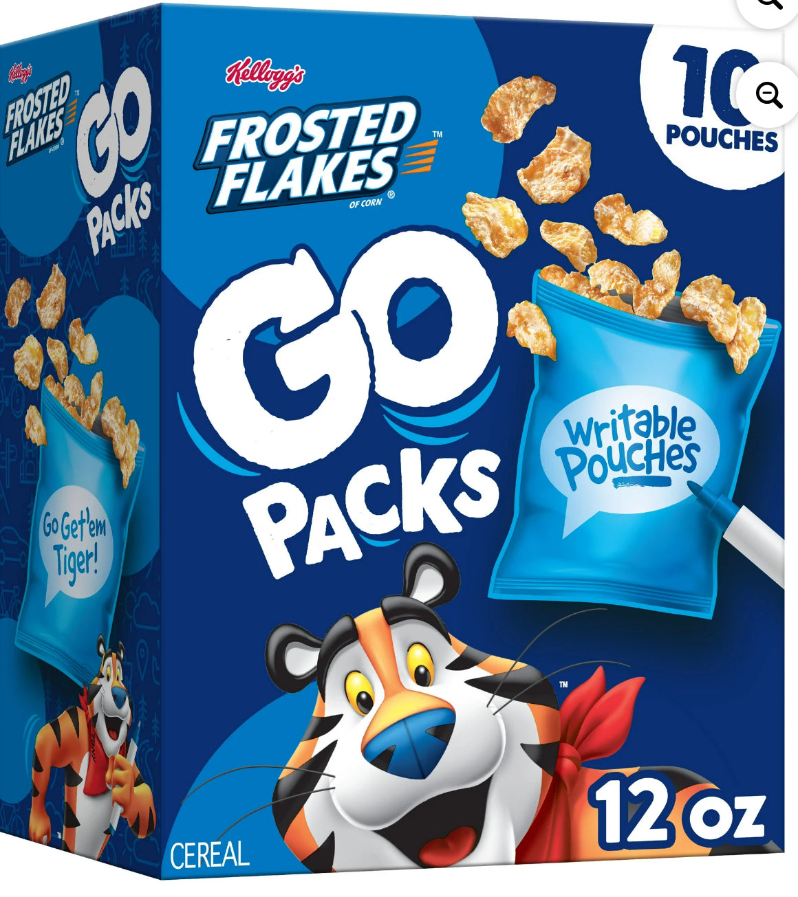 Frosted flakes “Go Packs “ 10 pouches