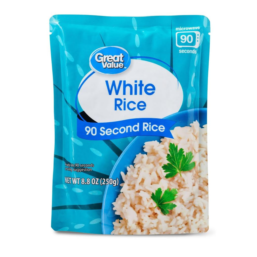 Great Value Long Grain White Rice 8oz